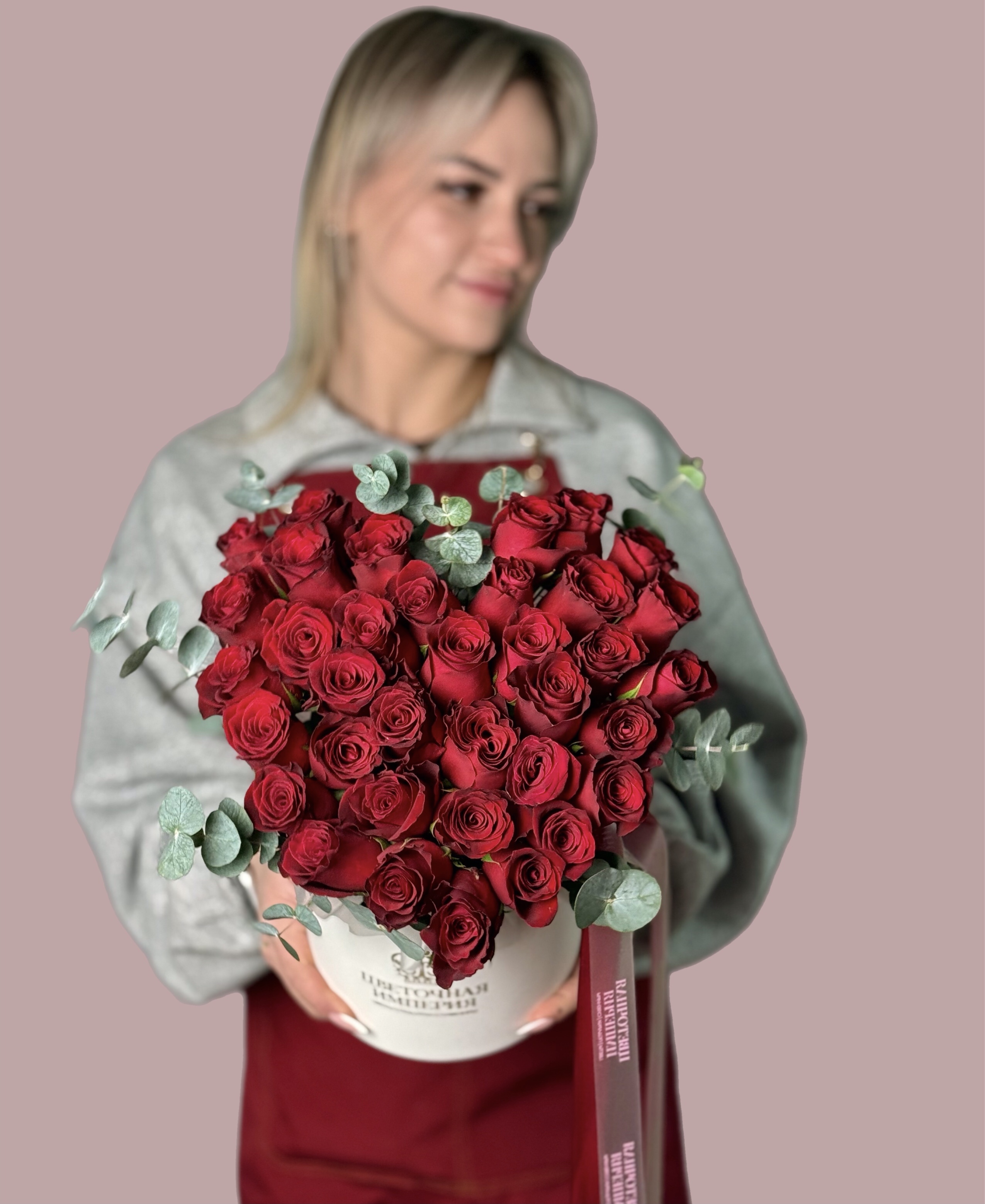 Композиция из роз "Сердце"