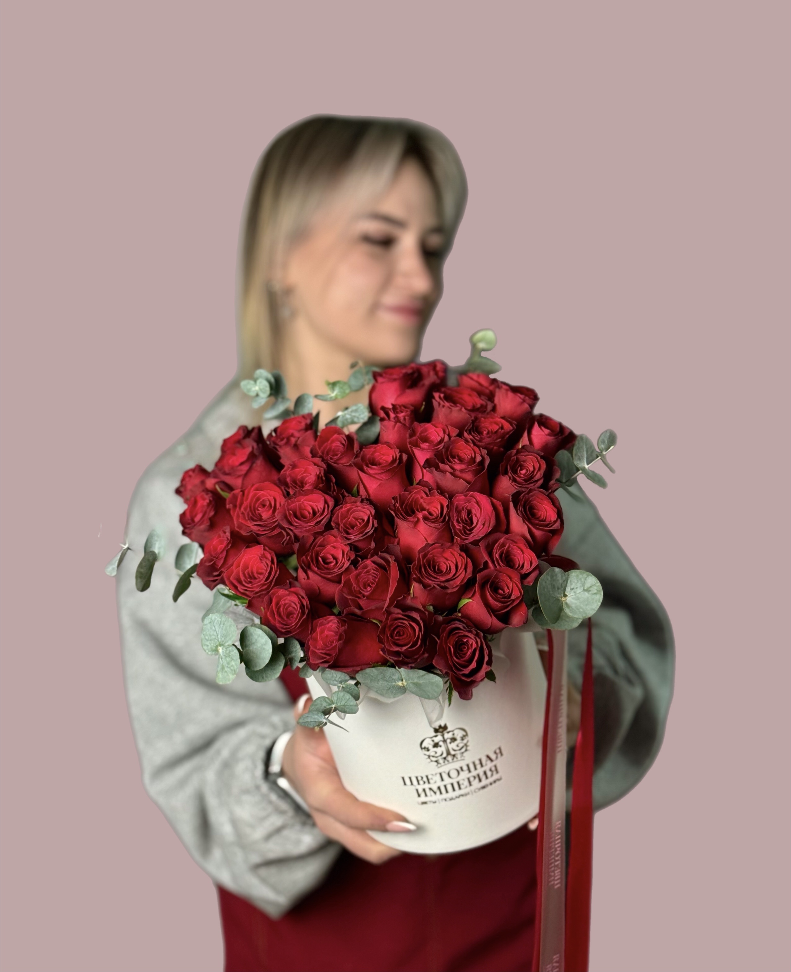 Композиция из роз "Сердце"