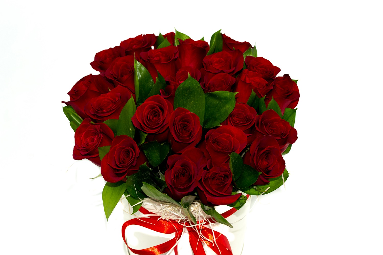 Коробочка из 25 роз